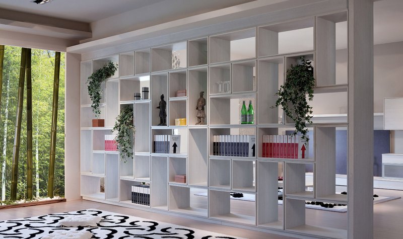 raysonic全屋定制圖片 多種風格開放式書柜效果圖 書房圖片大全_品牌