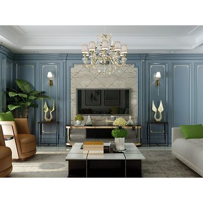 藏灰電視背景墻 現代家居的優雅之選