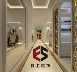 90平歐式豪華二居裝修效果案例 簡歐風格富力城峰上裝飾實景賞析